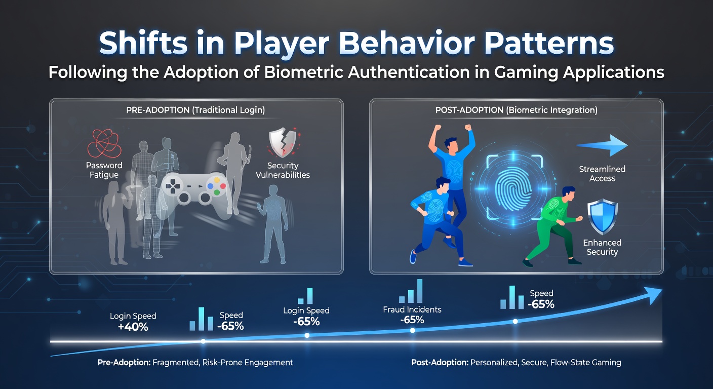 Mobile gaming app interface displaying biometric authentication options including fingerprint and facial recognition prompts on a smartphone screen